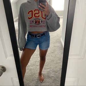 USC CROPPED SWEATSHIRT